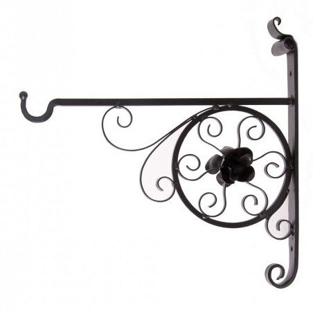 "Rose Wheel" Hanging Basket Bracket