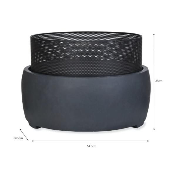Round Mesh Fire Pit & Wood Burner Measurements