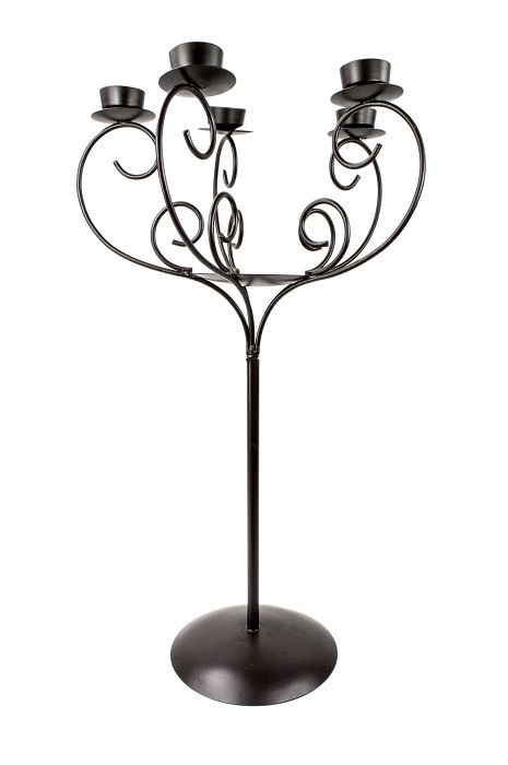 Rowan House Silver Vintage Candle stand