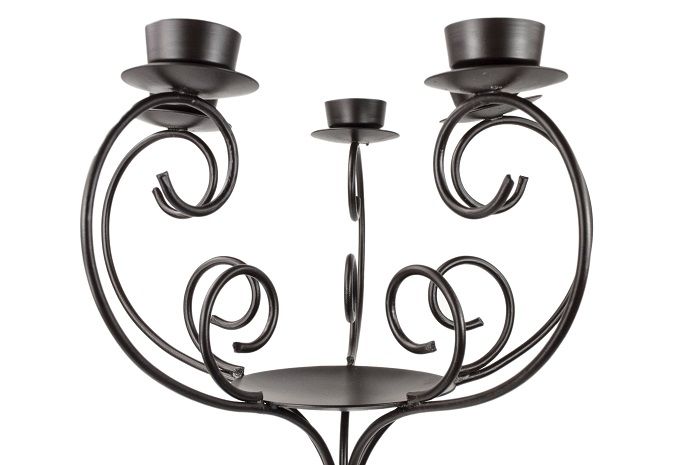 Rowan House Silver Vintage Candle stand