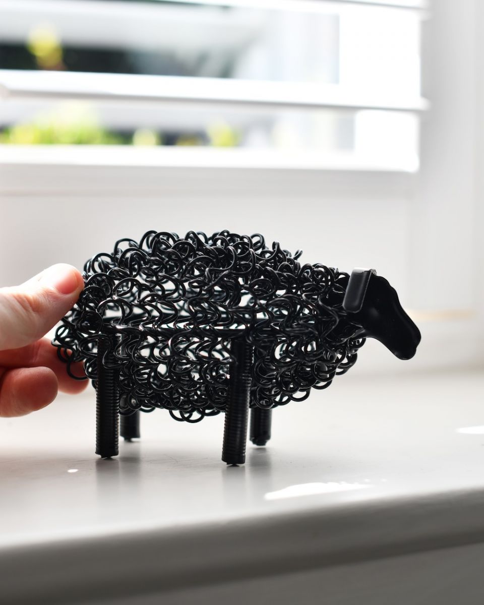 Scale image of scrap metal art sculpture Scale image of scrap metal art sculpture