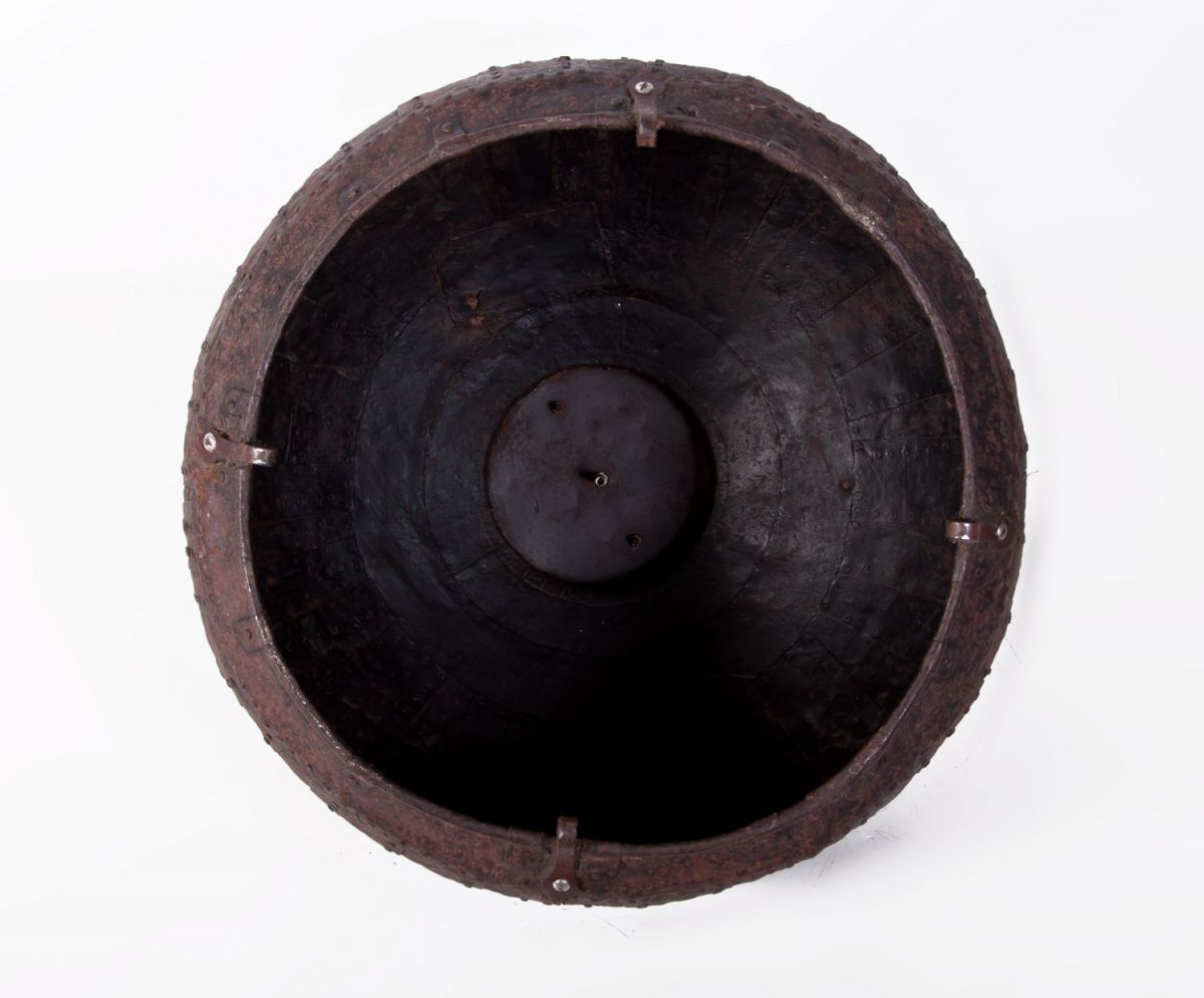 "Nepalese Bell Lantern" Suspended iron down lighter "Nepalese Bell Lantern" Suspended iron down lighter