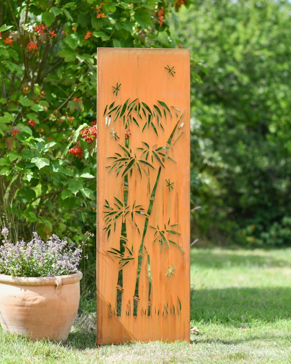 Rustic Bamboo Decorative Garden Screen