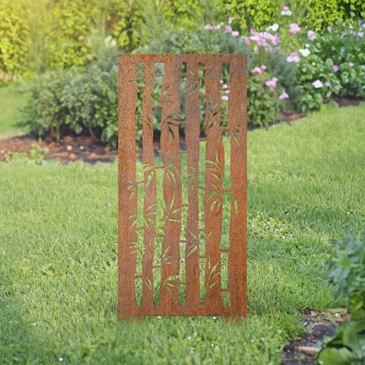 Rustic Bamboo Garden Screen Rustic Bamboo Garden Screen