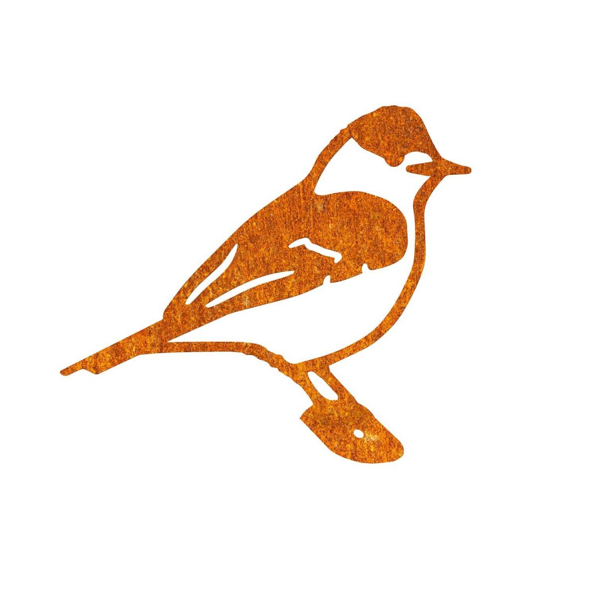 Close-Up of Rustic Blackcap Steel Fence Topper Close-Up of Rustic Blackcap Steel Fence Topper