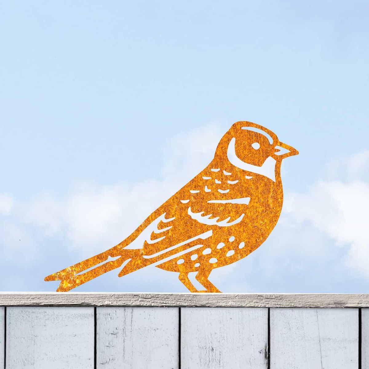 Rustic Brambling Steel Fence Topper in Situ