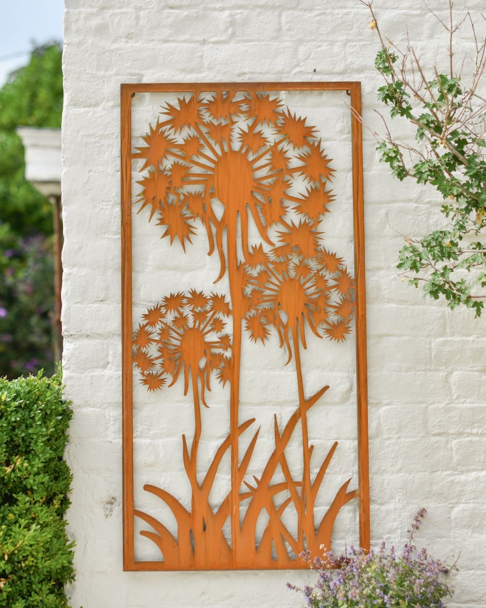 Rustic Dandelion Garden Wall Art Rustic Dandelion Garden Wall Art