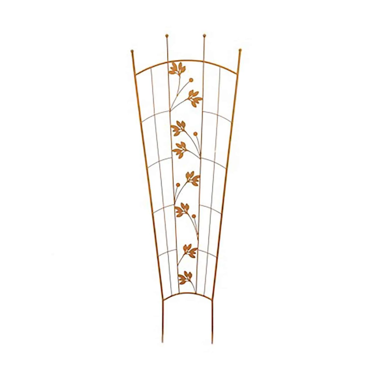 Rustic Flower Fan Garden Trellis - 1.2m