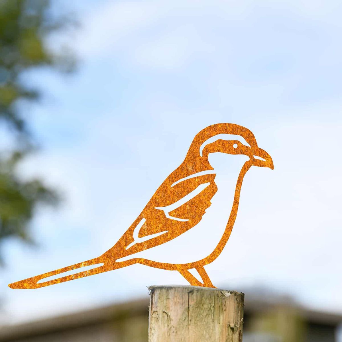 Rustic Great Grey Steel Fence Topper