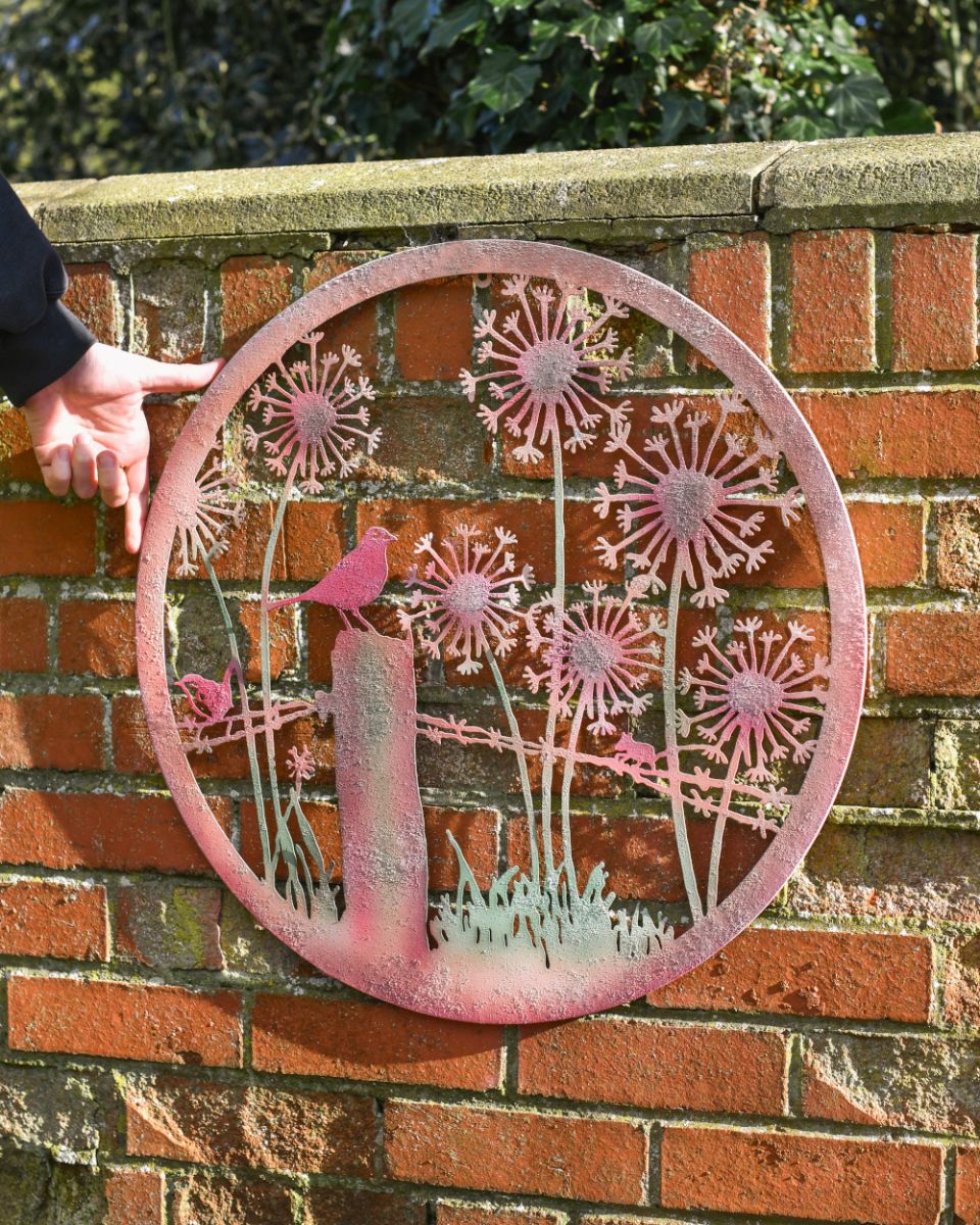 Rustic "Life In The Fields" Garden Wall Art To Scale Rustic "Life In The Fields" Garden Wall Art To Scale