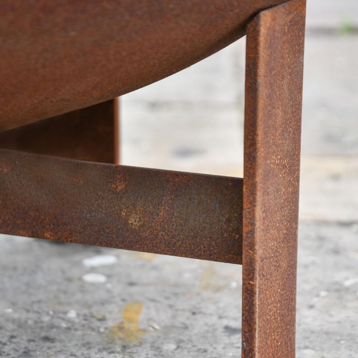 Close-Up of Rustic Supports