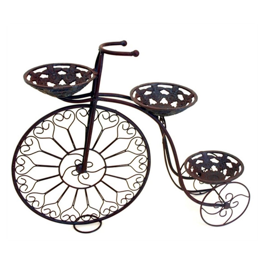 Rustic Penny Farthing Garden Planter