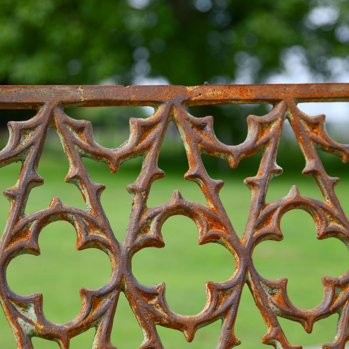 Design on the Back of the Bench