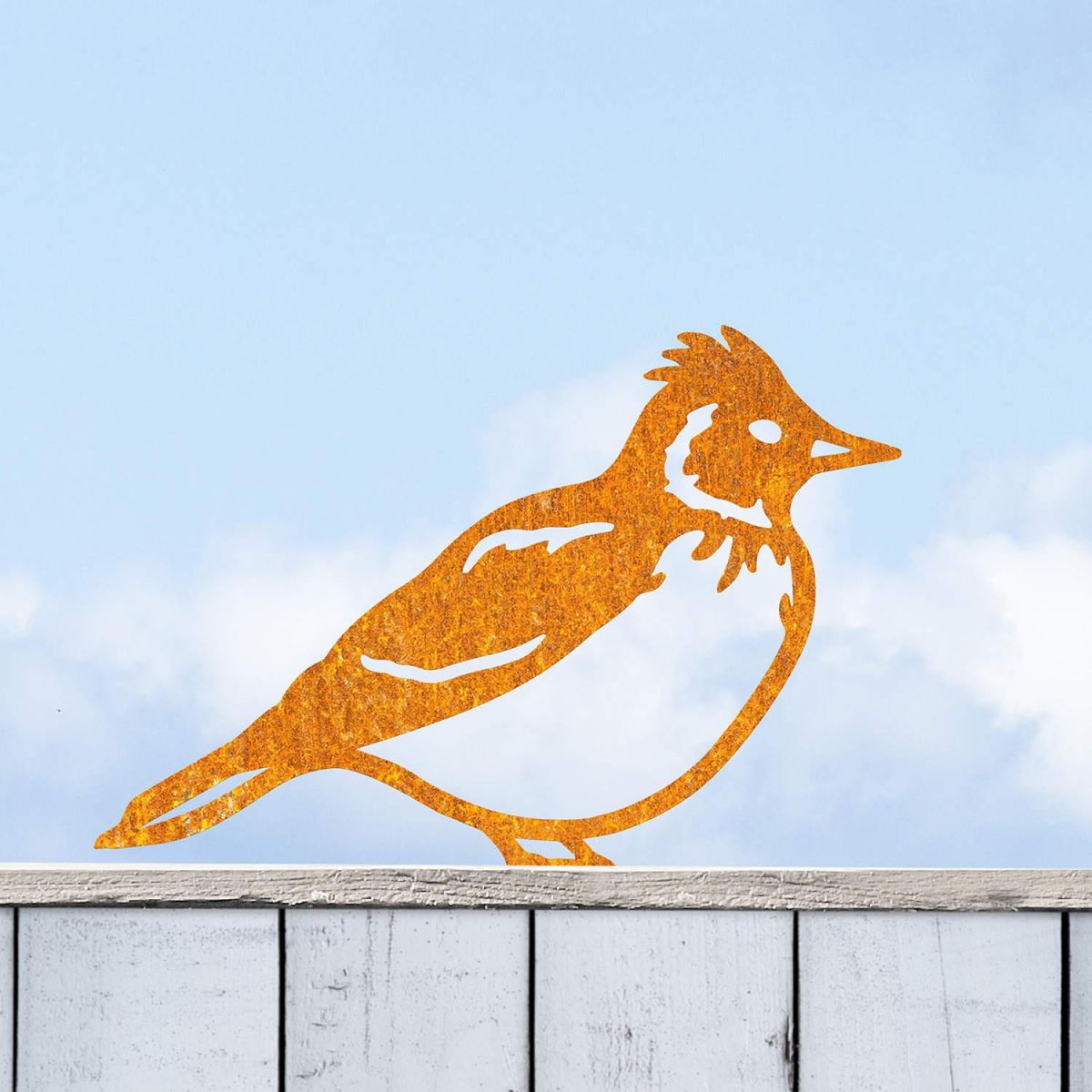 Rustic Skylark Steel Fence Topper in Situ