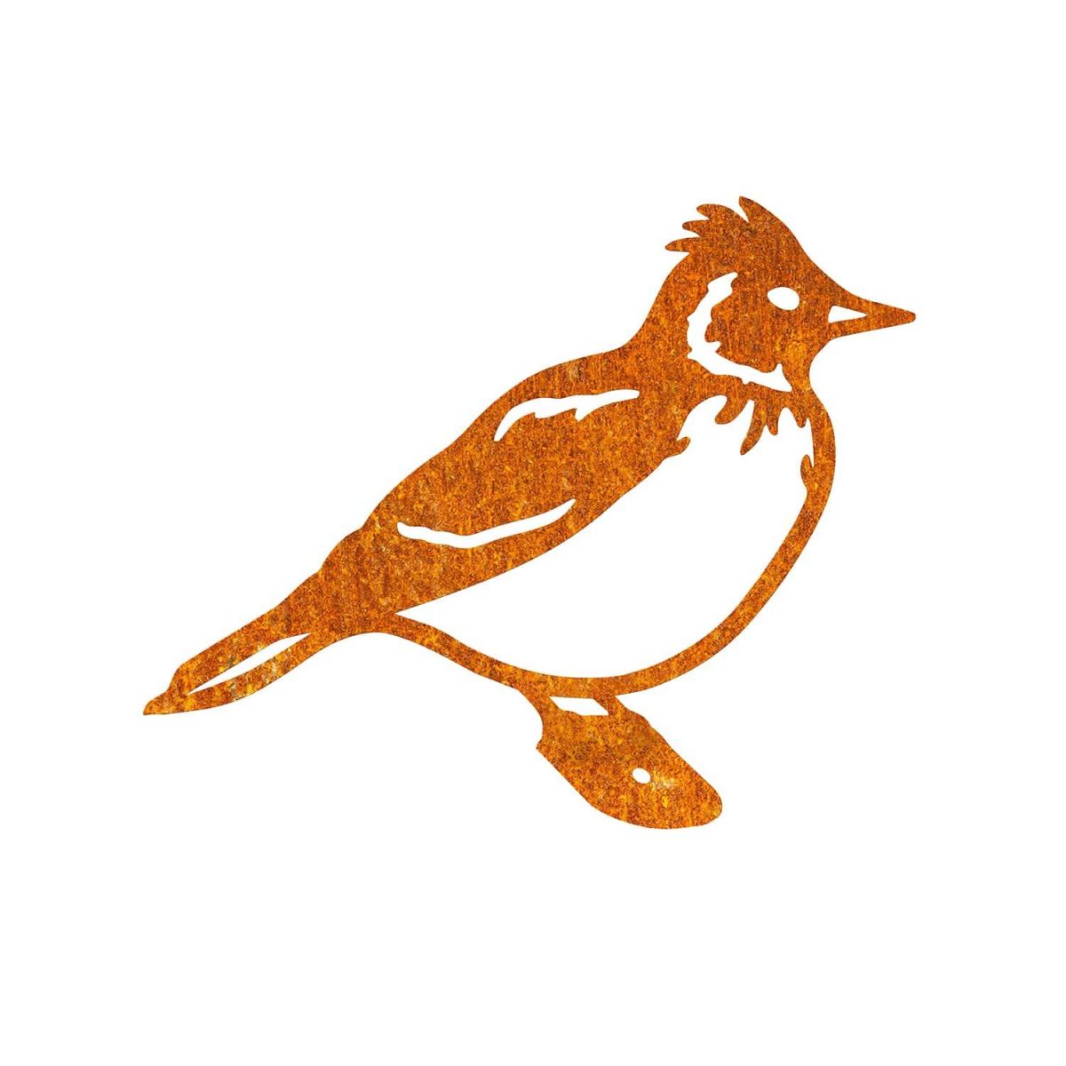 Close-Up of Rustic Skylark Steel Fence Topper