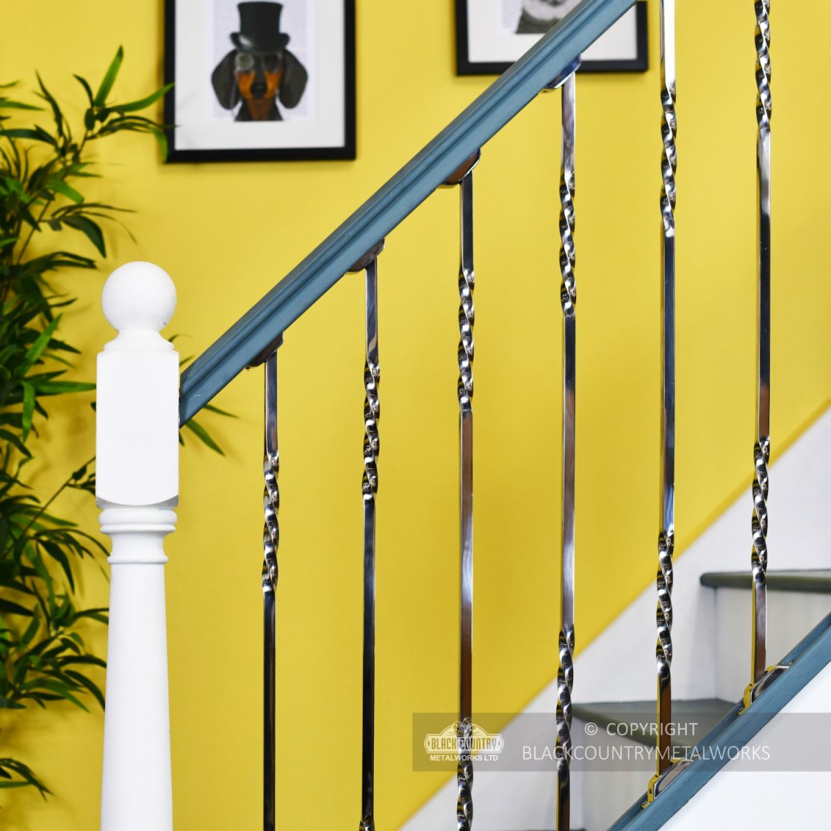 Stainless Steel Double Twist Stair Spindles Stainless Steel Double Twist Stair Spindles