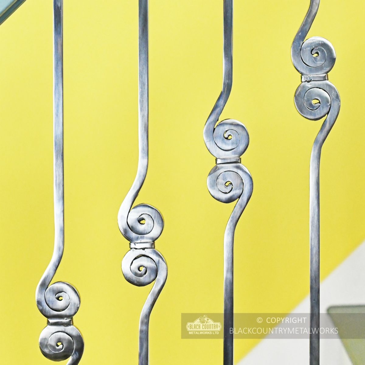 "Allegro" Duet Swirl Stair Spindle