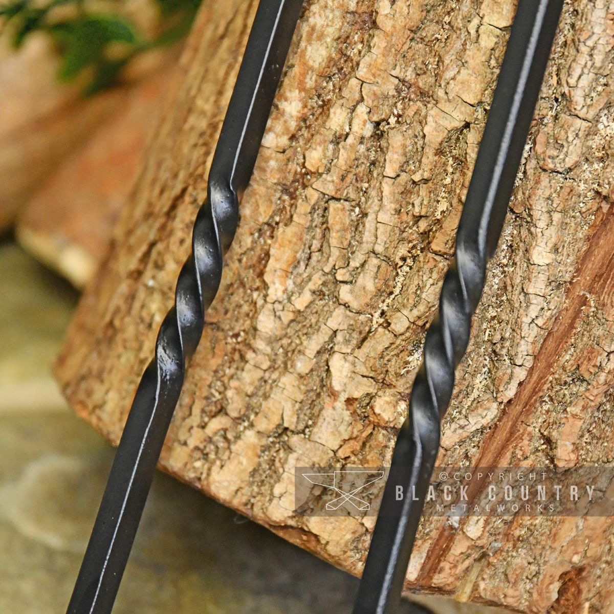 Fireside Rope Twist Tongs