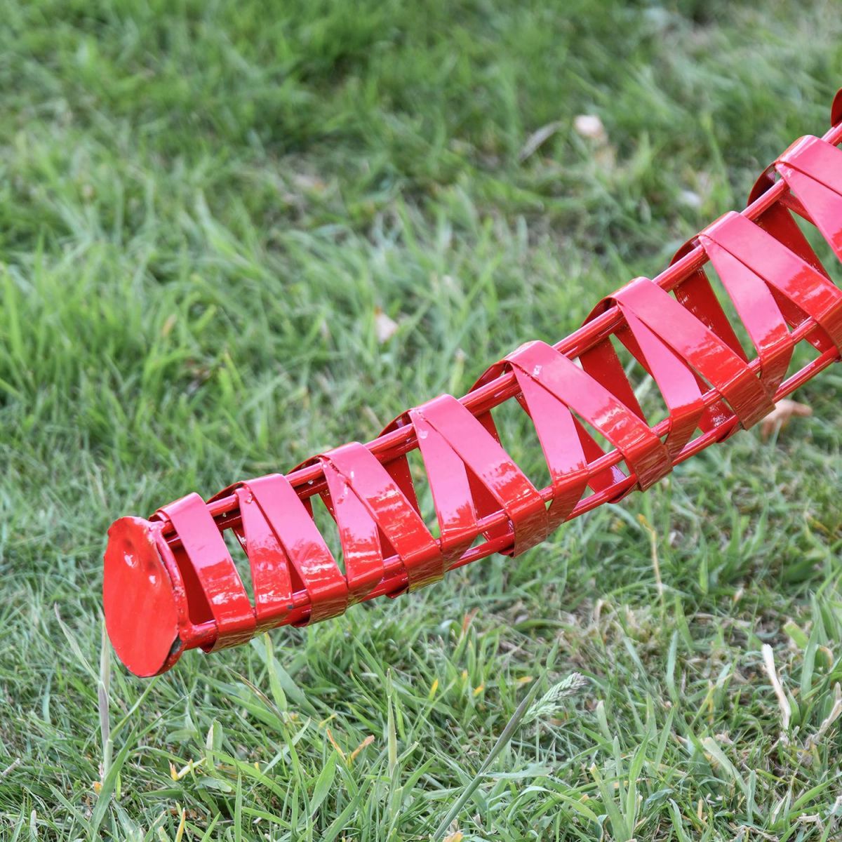 Trunk of the "Sambaku" Red Garden Elephant Sculpture Trunk of the "Sambaku" Red Garden Elephant Sculpture