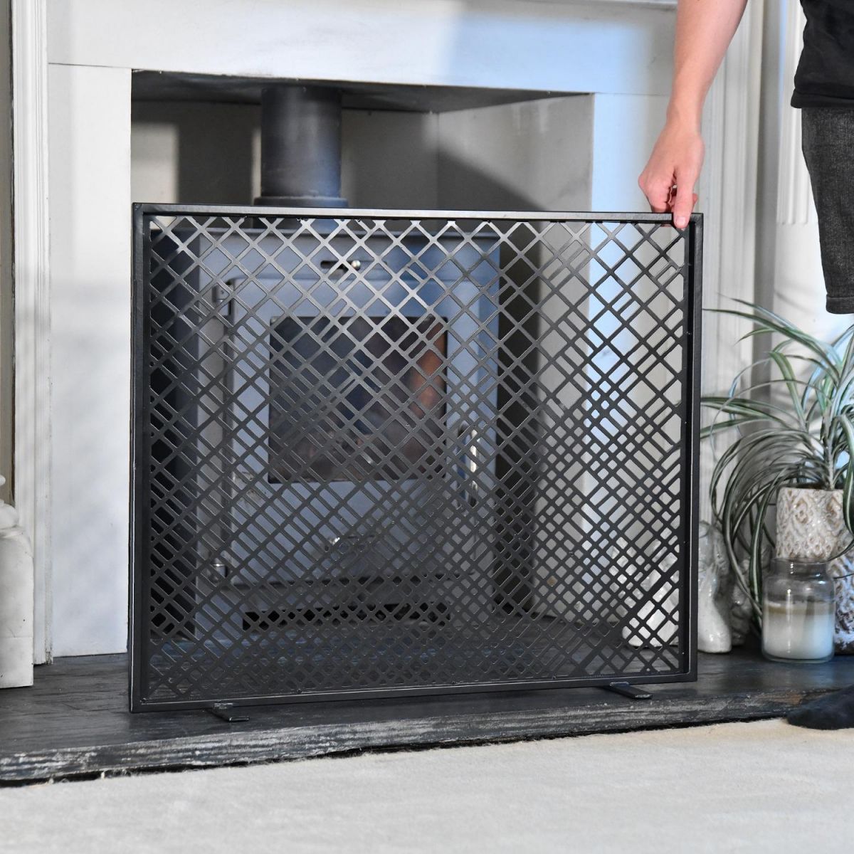 Winterbourne Fire Screen in Situ