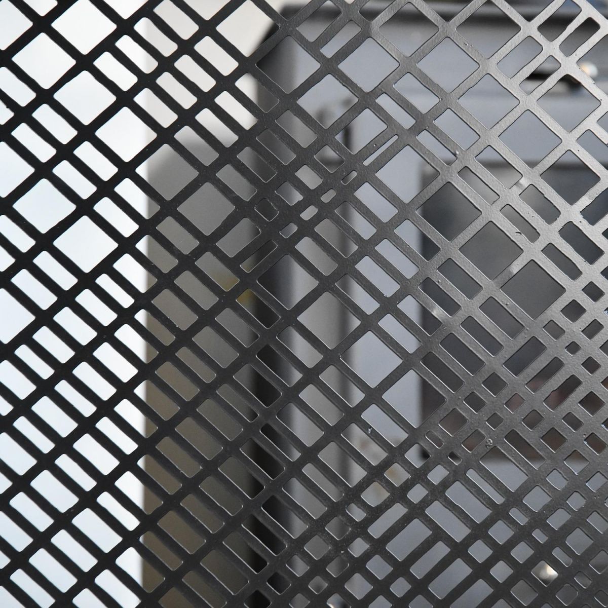 Close up of abstract criss cross design