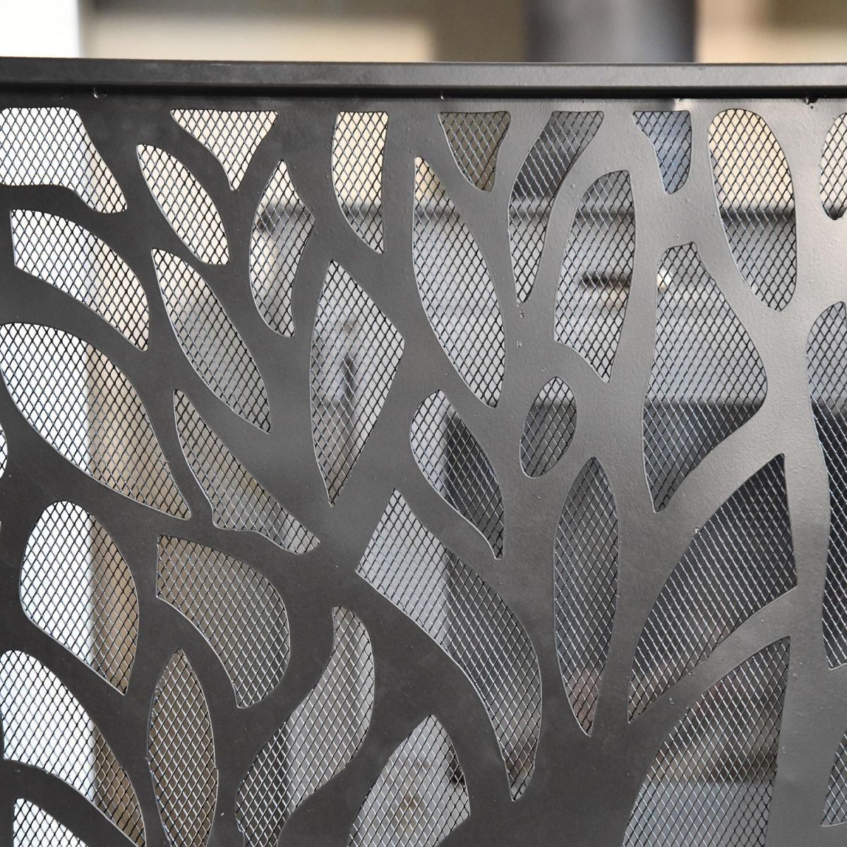 Close up of tree design with mesh netting Close up of tree design with mesh netting