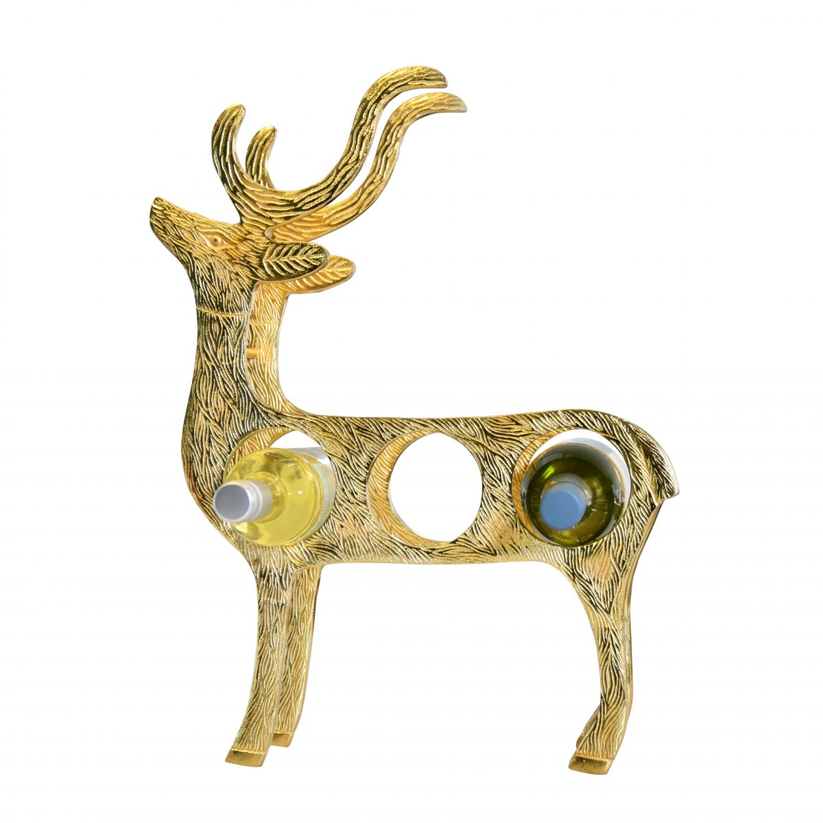 Gold "Stag" Wine Rack