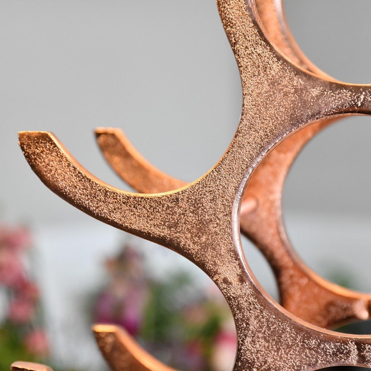 Close up of Copper Finish 