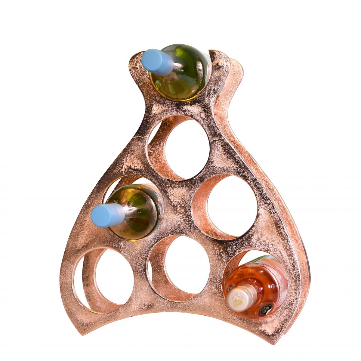 Copper "Wine Lodge" Rack