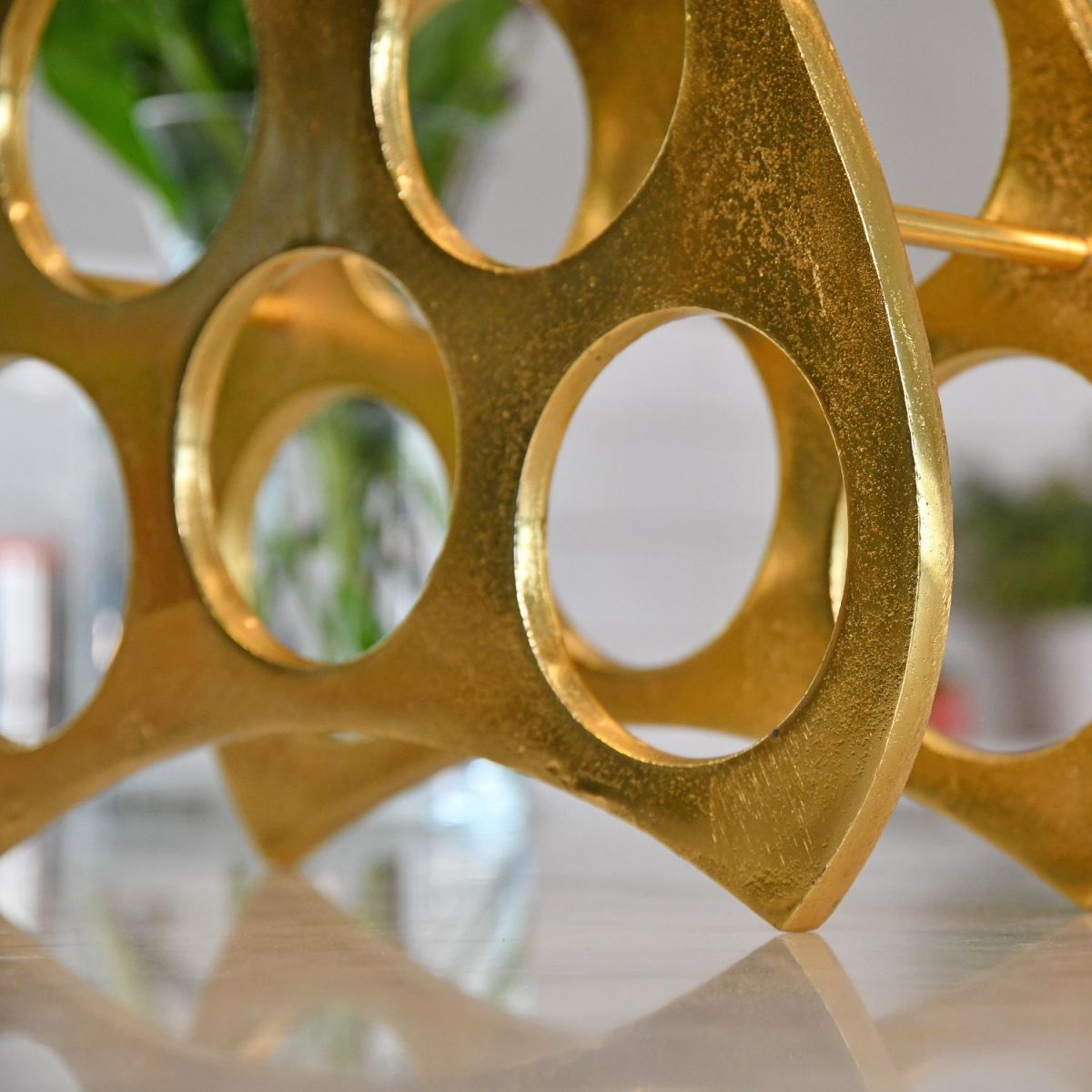 Close up of Wine Bottle Holder within "Wine Lodge" 