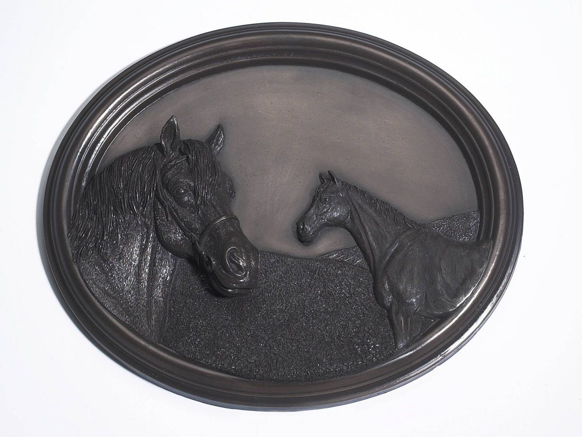 Sanshire Stallion Horse Number Sign Bronze