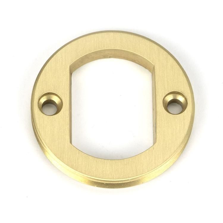 Backplate for Satin Brass "Circular" Art Deco Escutcheon - 53mm x 11mm Backplate for Satin Brass "Circular" Art Deco Escutcheon - 53mm x 11mm