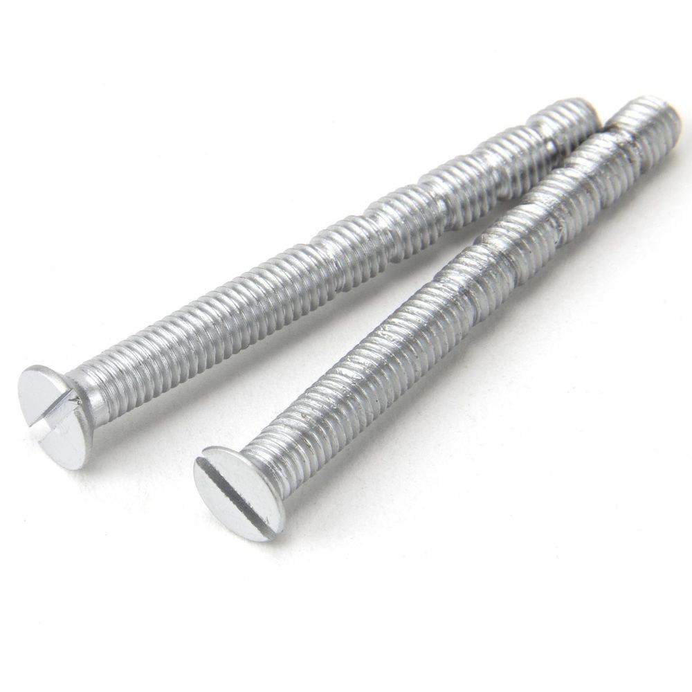 Regency Satin Chrome Teardrop Espagnolette Window Fastener - Fixings