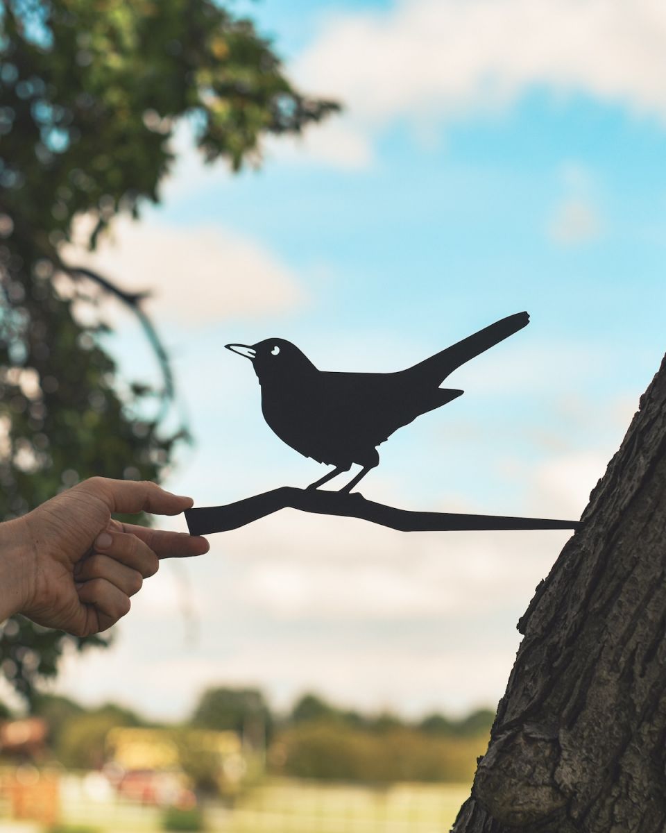 Scale image of Blackbird Iron Tree Spike - Black