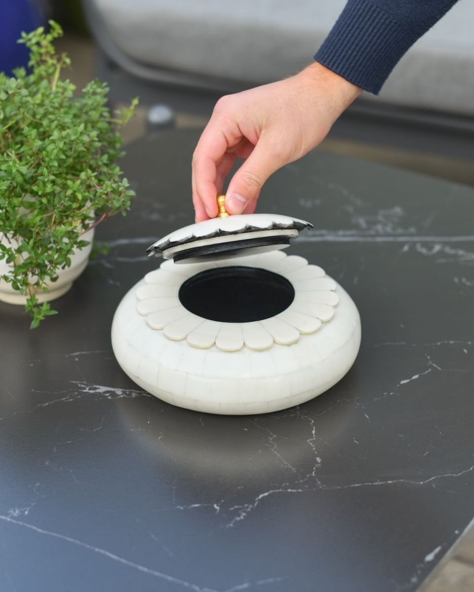 Scale image of Elegant "Lunaris" Keepsake Bowl