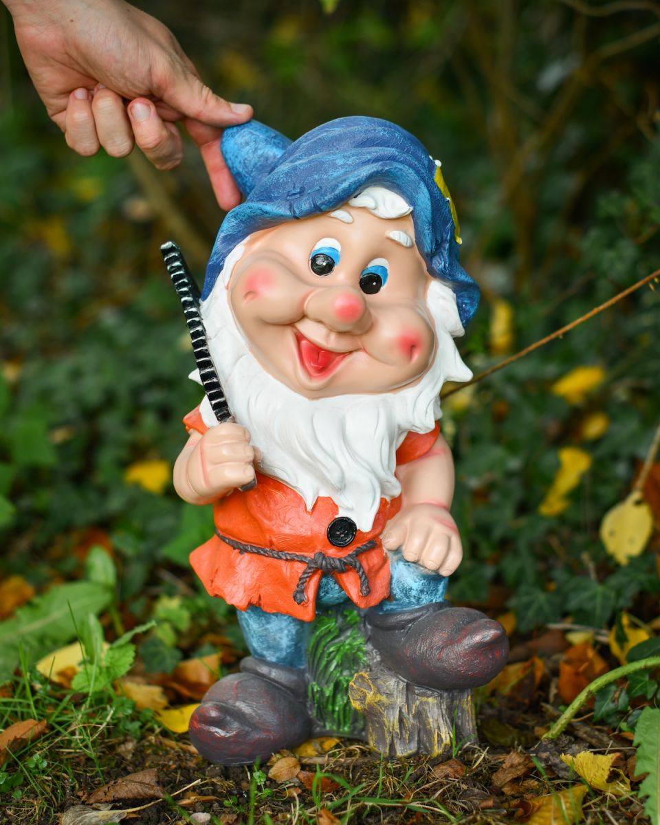 Scale image of "Gideon" the Garden Gnome 
