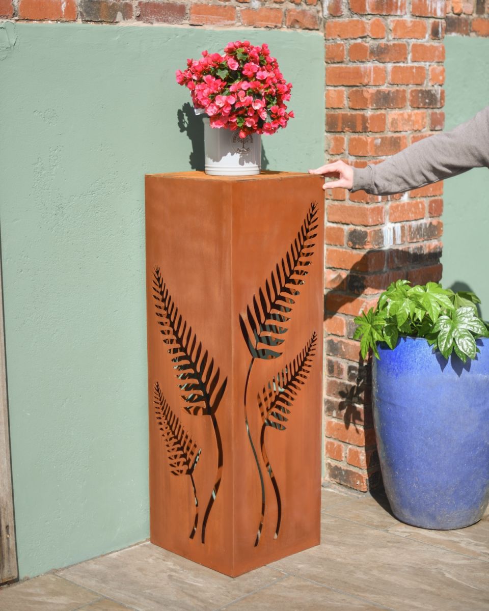 Scale image of Rustic Fern Decorative Garden Column