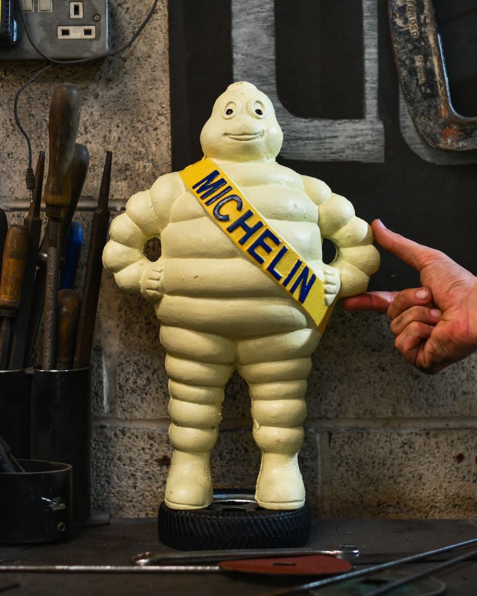 Scale image of Michelin Man Statue Scale image of Michelin Man Statue