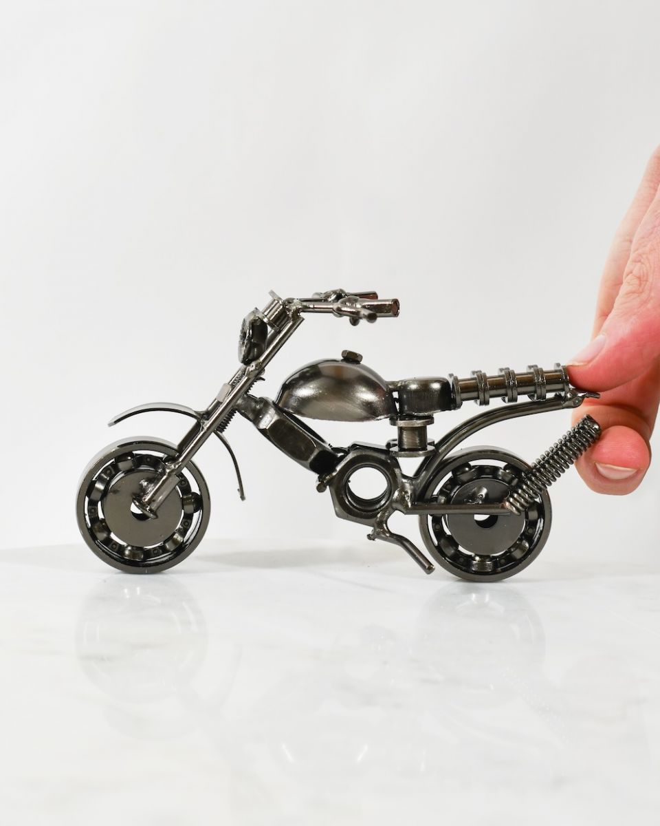 scale image of motorbike sculpture scale image of motorbike sculpture