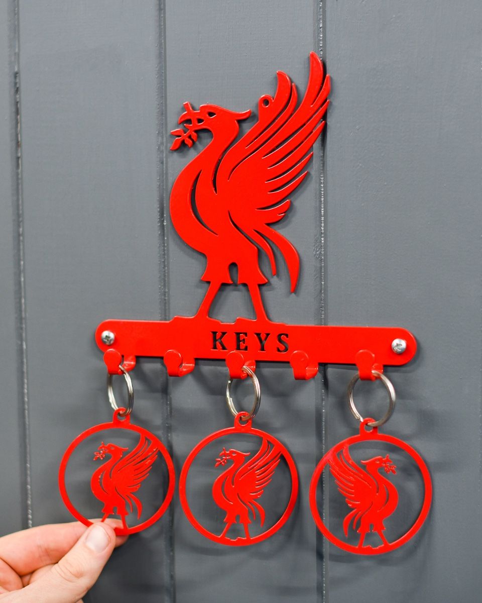 Scale Of The Steel Liver Bird with Set of Three Keyrings