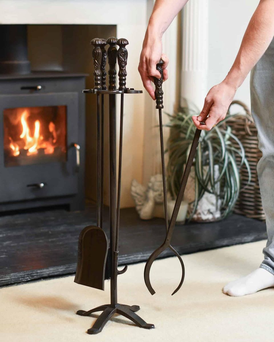 Scale Shot of "Donnington" Ornate Companion Set 80cm