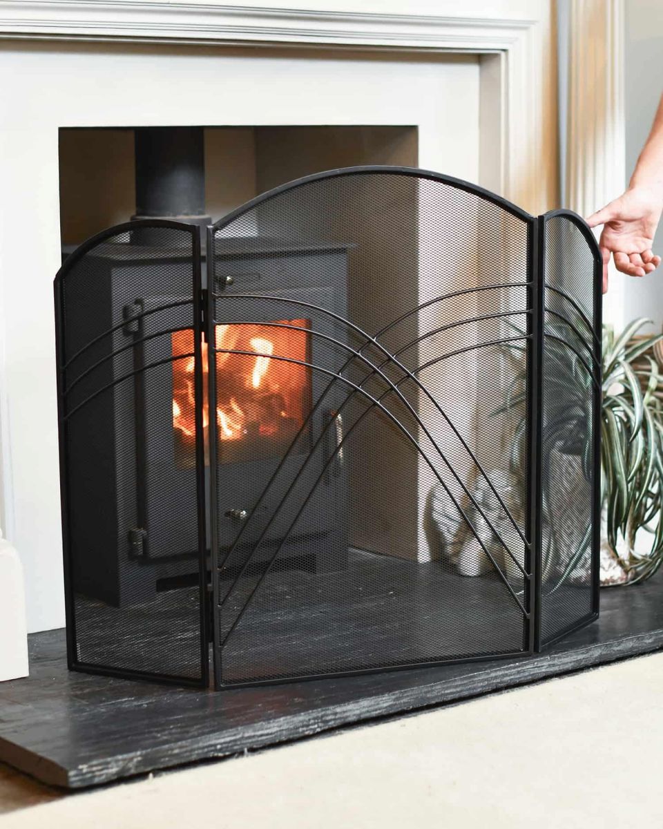 Scale Shot of “Maynall Manor” Three Fold Arched Fire Guard Scale Shot of “Maynall Manor” Three Fold Arched Fire Guard