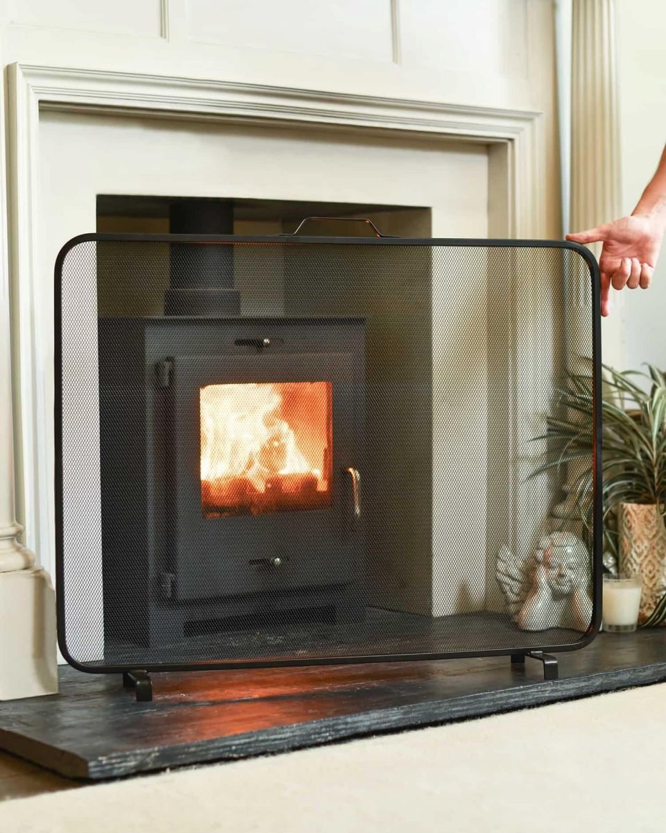 Scale Shot of Simplistic Square Fire Guard Scale Shot of Simplistic Square Fire Guard