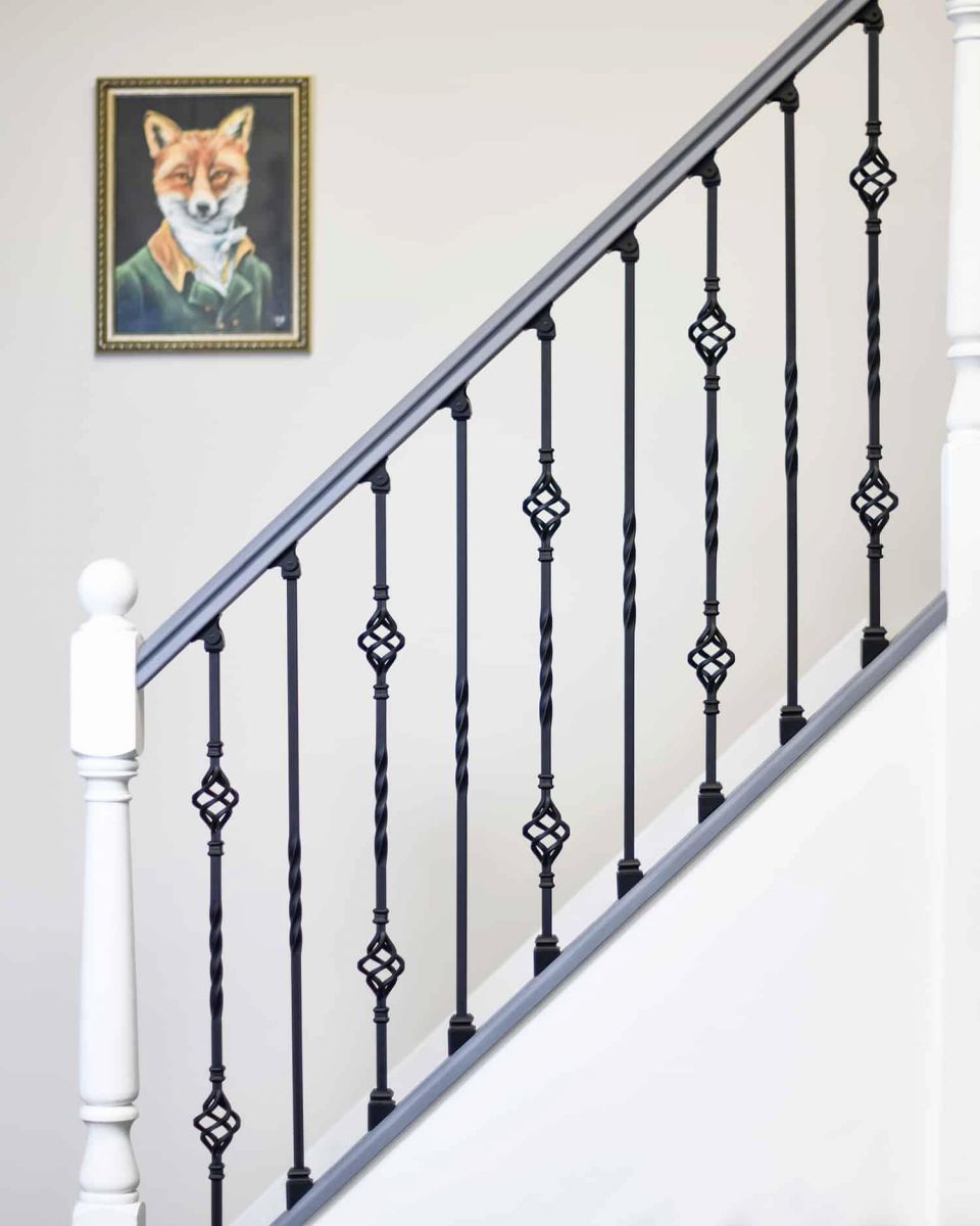 Double Patterned Set of Two Spindles 