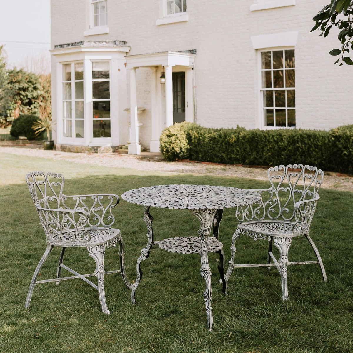 Antique Cream "Ascott" Table Set 