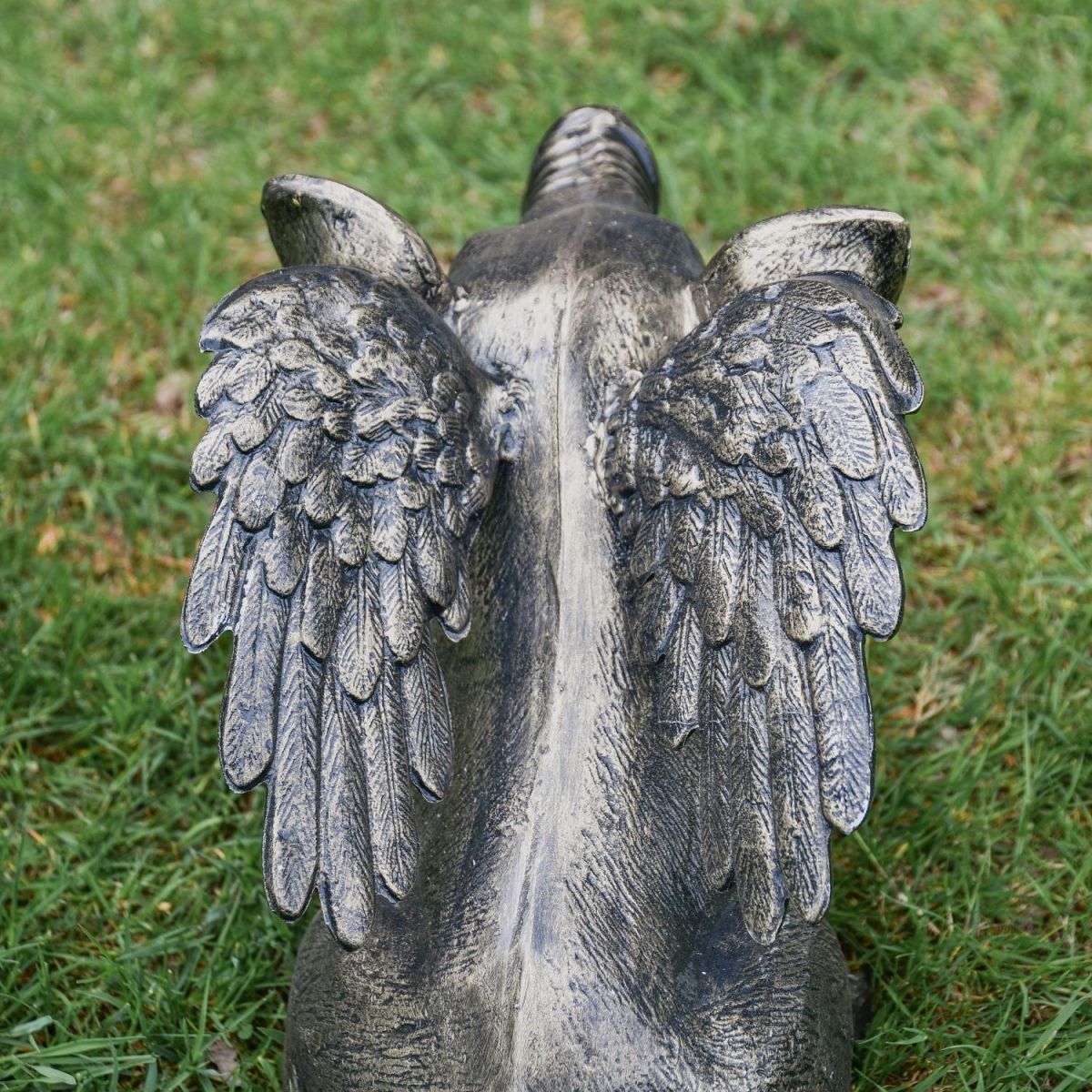 Birdseye view of Pig Sculpture and Wings  Birdseye view of Pig Sculpture and Wings