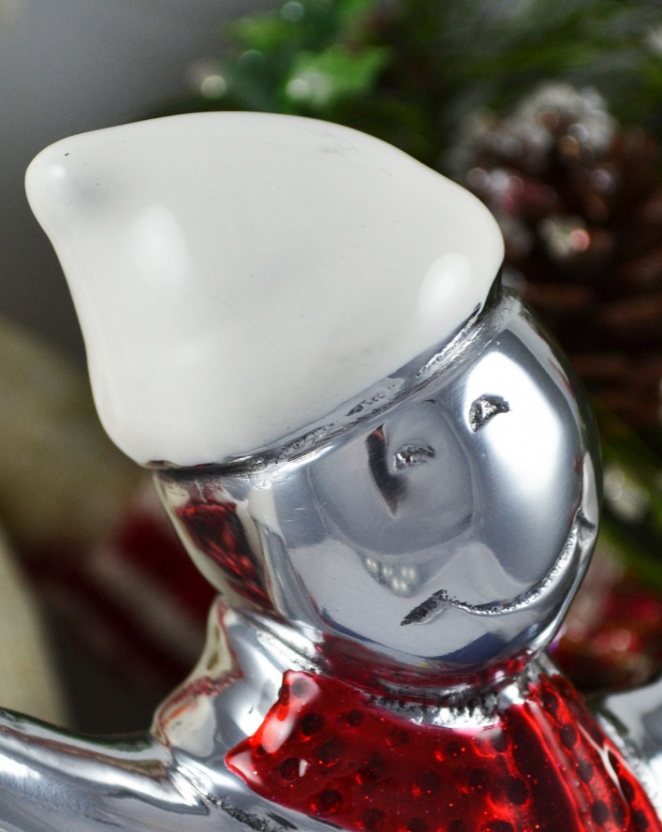 Snowman Aluminium Christmas Decoration