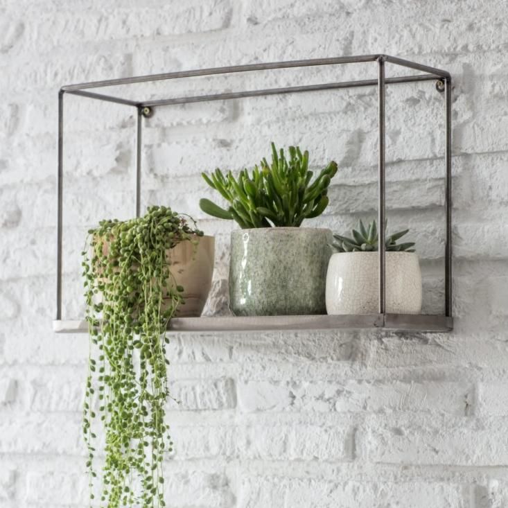 Modern Steel Boxed Wall Shelf Modern Steel Boxed Wall Shelf