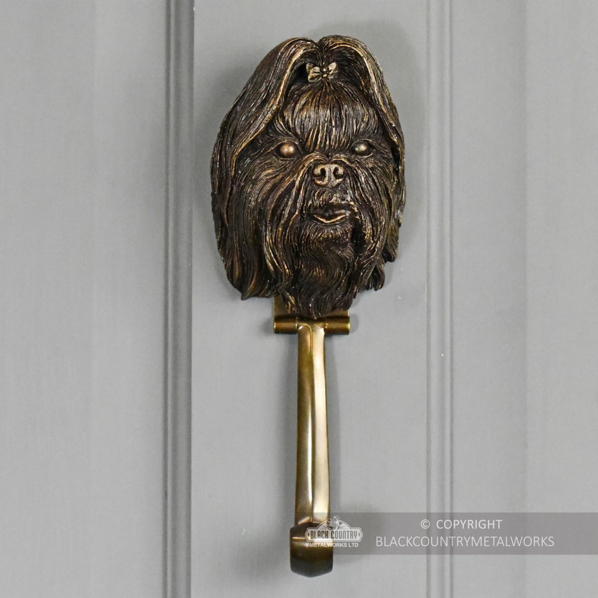 Shih-TzuLlaso-Apso Door Knocker