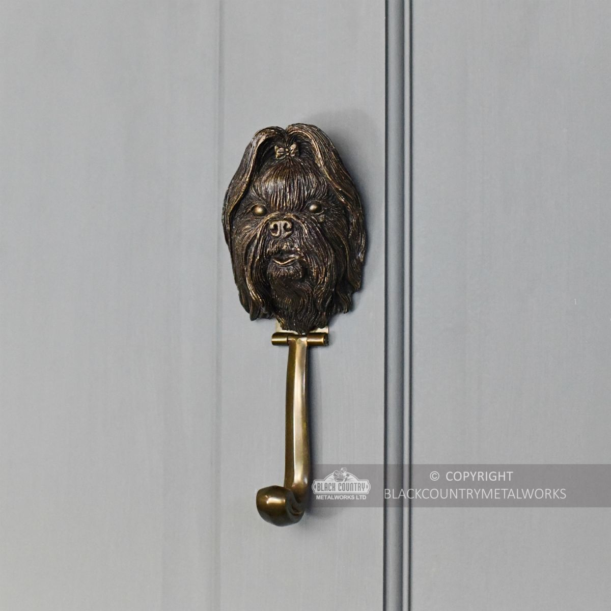 Shih-TzuLlaso-Apso Door Knocker